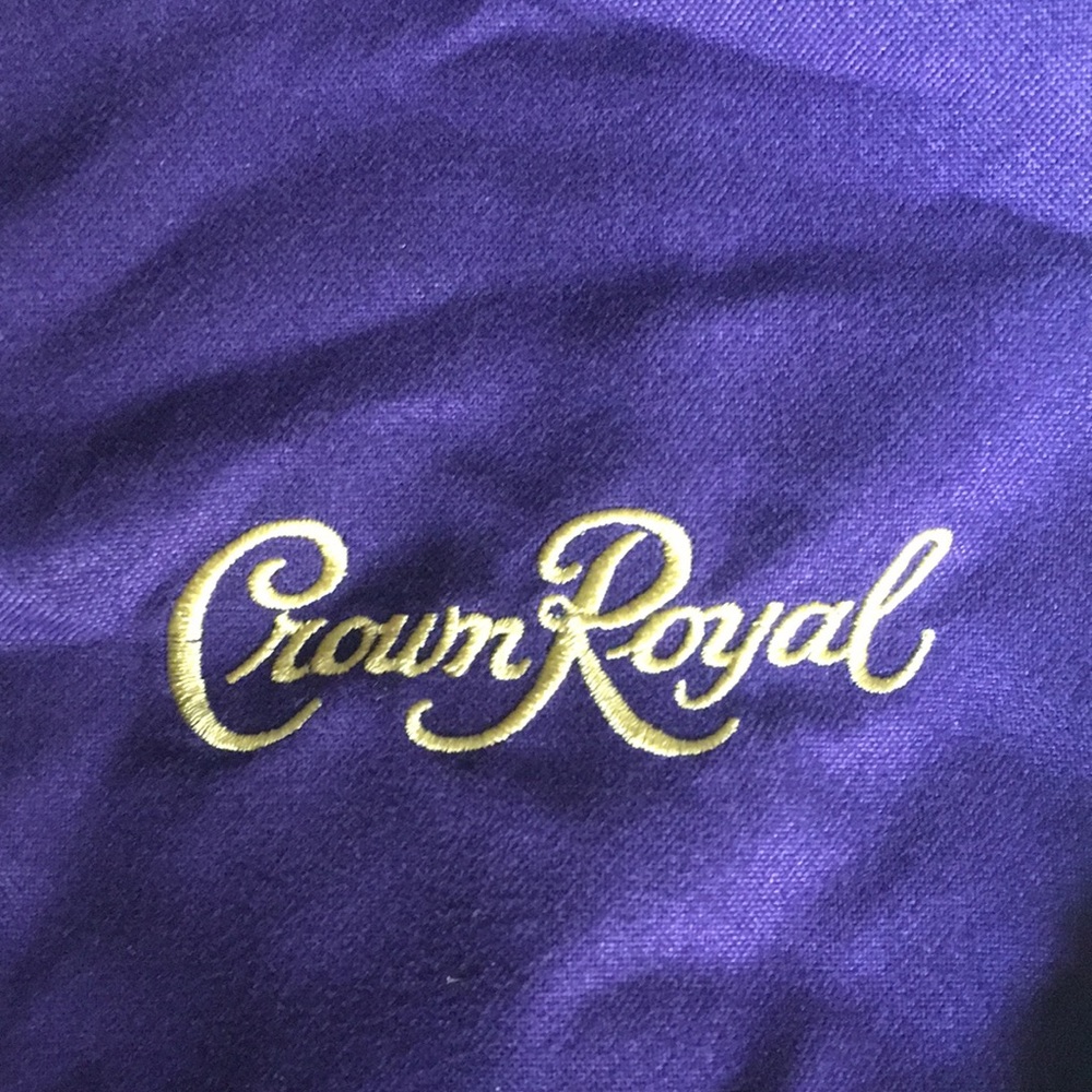 4 Large and Purple Crown Royal bags!